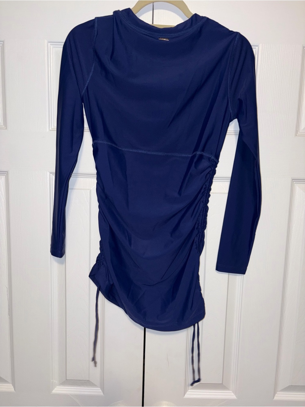 Cabana Life Embroidered Convertible Ruched Rashguard  size XS - Picture 2 of 5